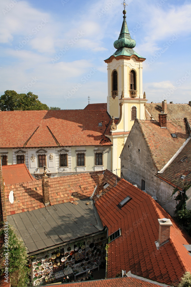 Church in Szentendre town