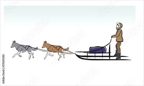 trineo de perros
