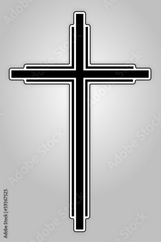 Kreuz Kirche Trauer  #131213-svg05