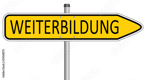 Weiterbildung Schild  #131213-svg07
