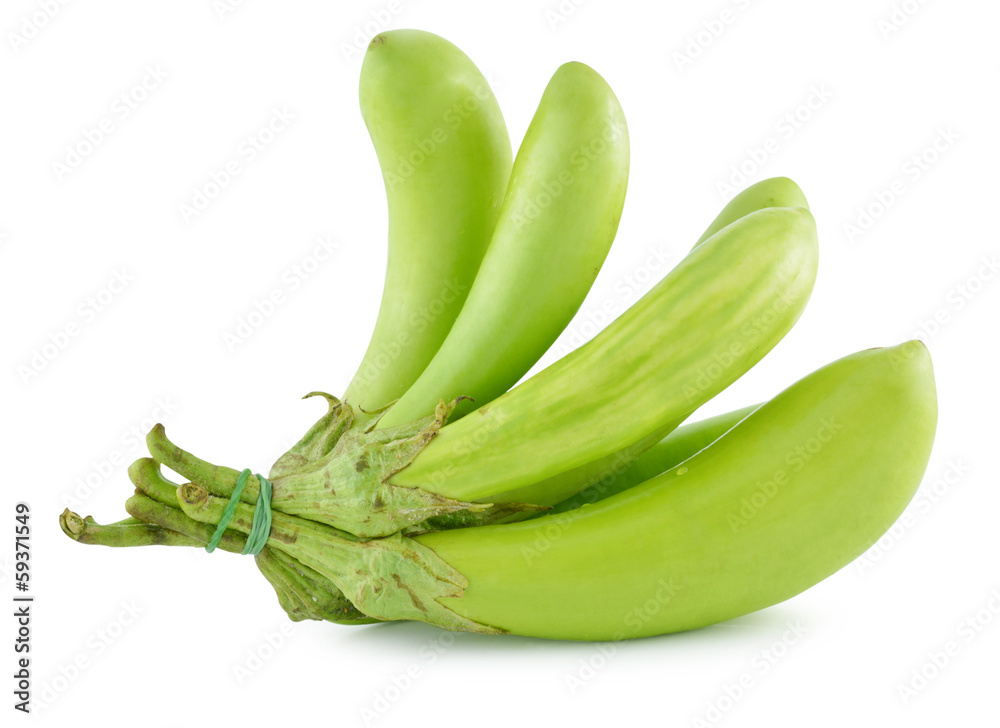 eggplant isolated on white