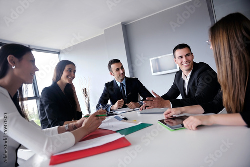 business people group in a meeting at office