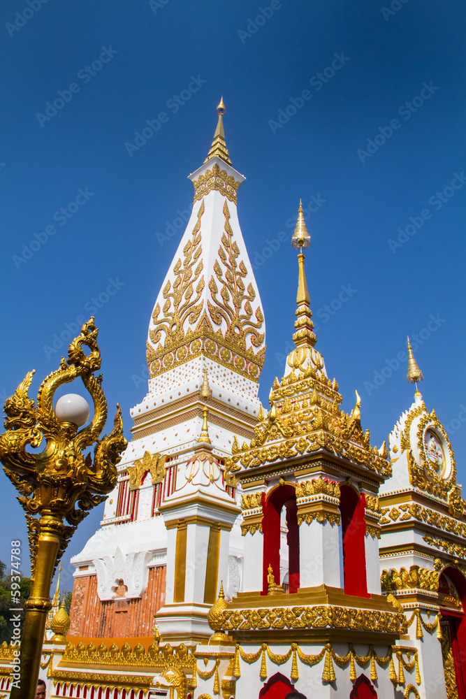 Fototapeta premium Wat Prathat Panom, Nakornpanom province, northeastern Thailand