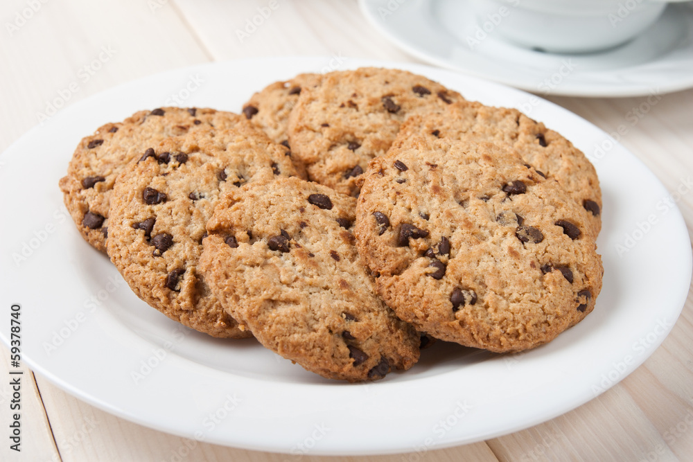 A plate of cookies A plate of cookies