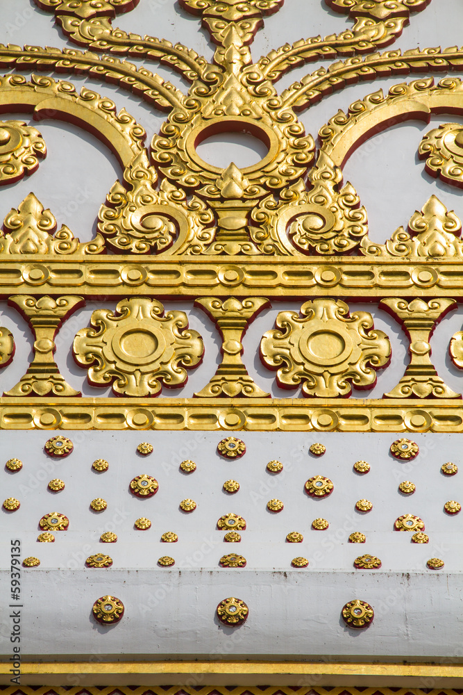 Obraz premium Thai art at Wat Prathat Panom Nakornpanom province Thailand