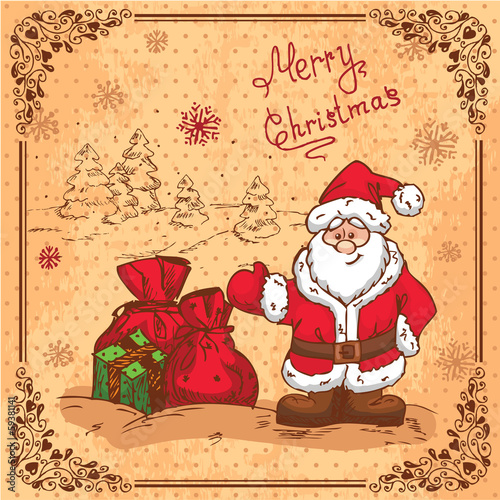 new year retro background