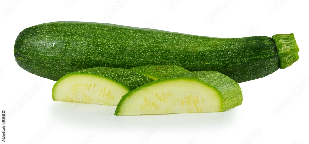 zucchini isolated on a white background zucchini isolated on a white background