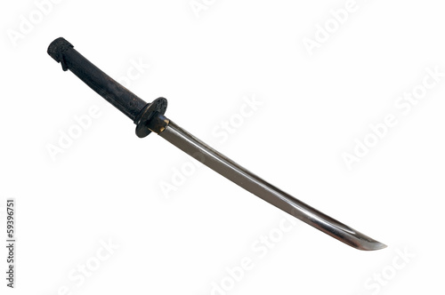 samurai short sword isolate