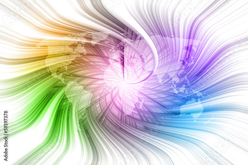 World Abstract Background.