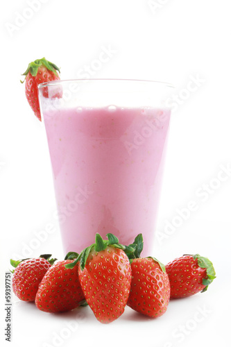 Fresh strawberry fruits