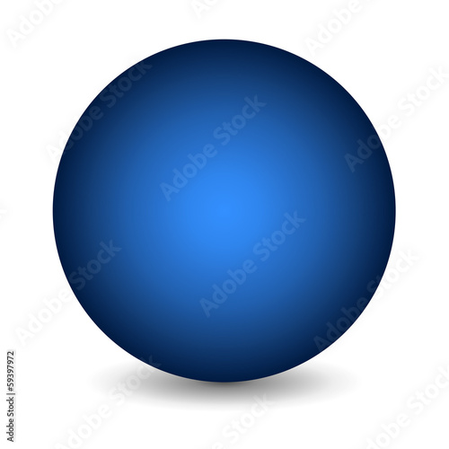 Blue globe