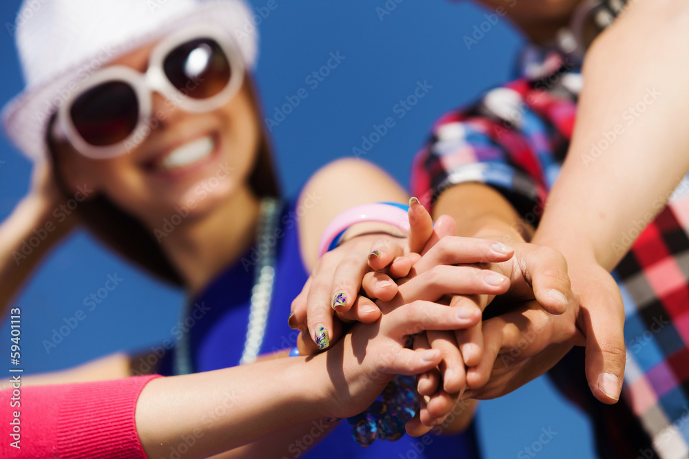 Obraz premium Friendship gesture