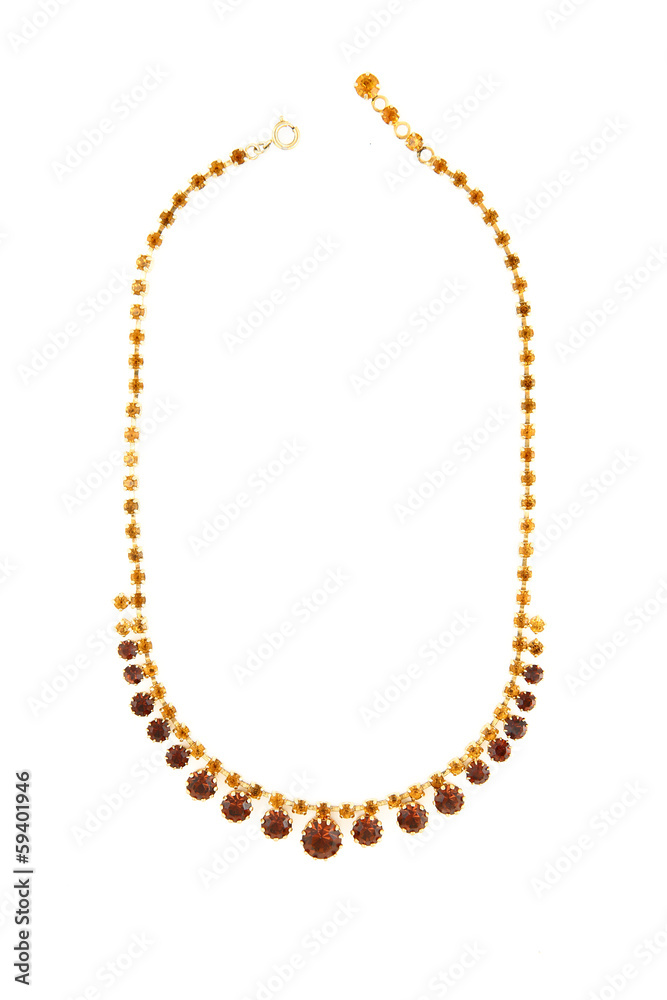 Indian jewelry isolated on a white background Indian jewelry isolated on a white background