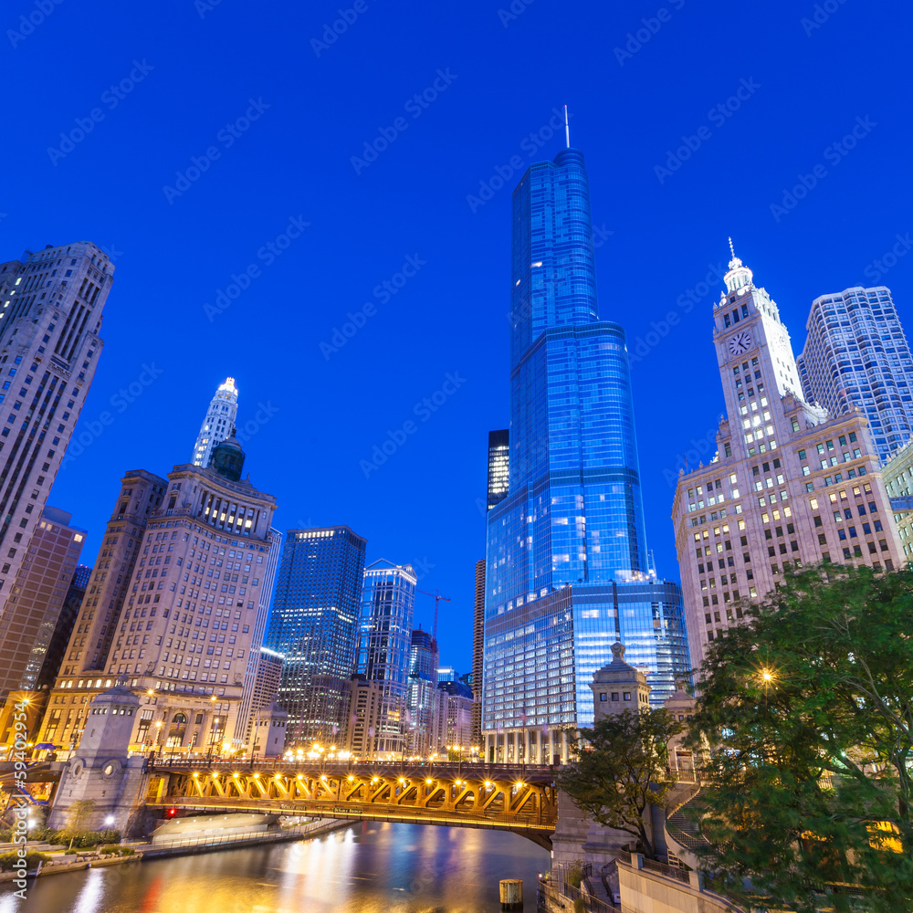 Obraz premium Miasto Chicago