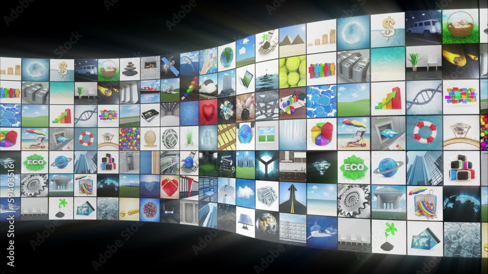 Multimedia Background with Glowing Rays. HQ Seamless Looping Multimedia Background with Glowing Rays. HQ Seamless Looping