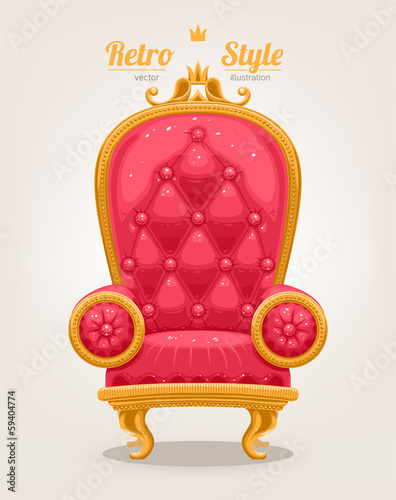 retro armchair