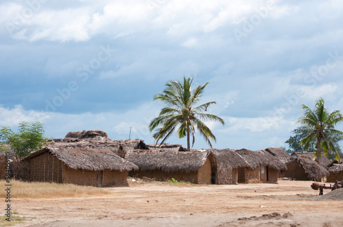 village in tanzania - national park saadani photo