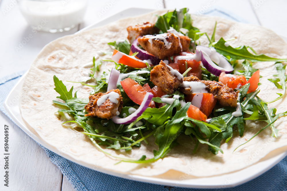 Healthy and tasty tortilla wrap sandwiches Healthy and tasty tortilla wrap sandwiches