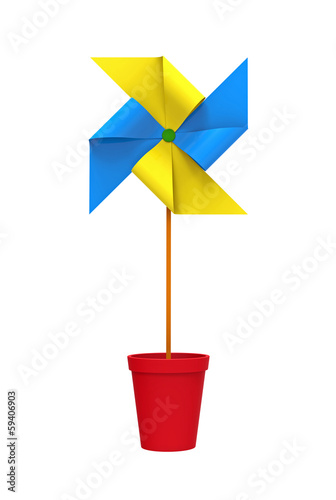 Colored Pinwheel