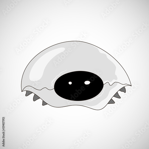Silver metallic isolated turtle on white