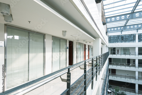 Modern buildings  the corridor  