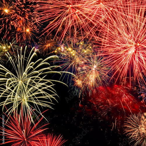 Photography Spektakuläres Feuerwerk