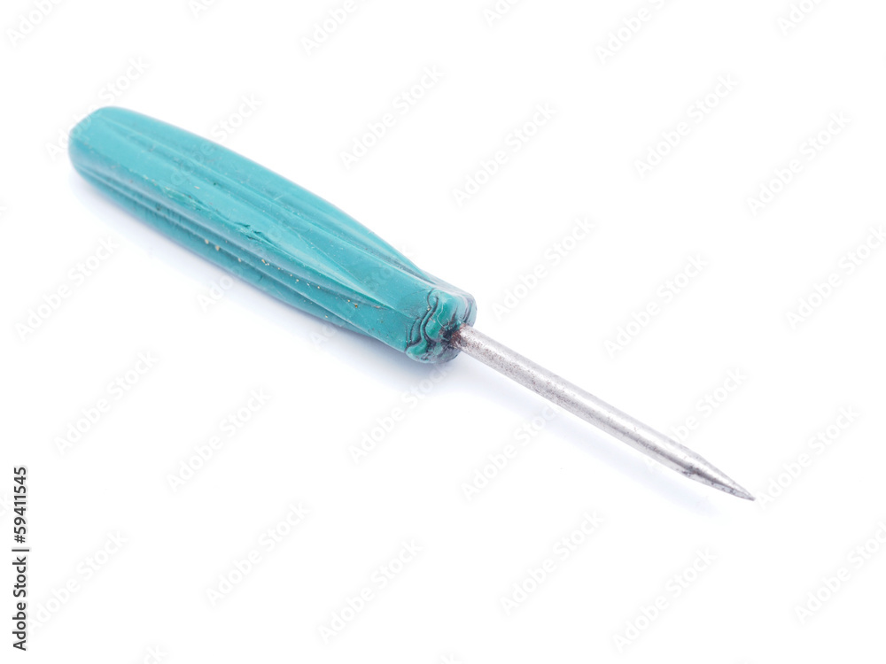 awl on a white background awl on a white background