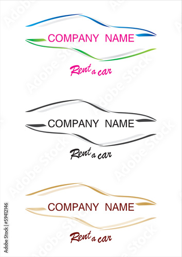 Rent a car company logo