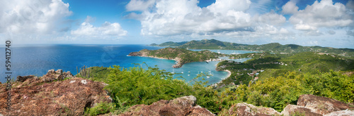 Falmouth bay - View from Shirley Heigths, Antigua © XtravaganT