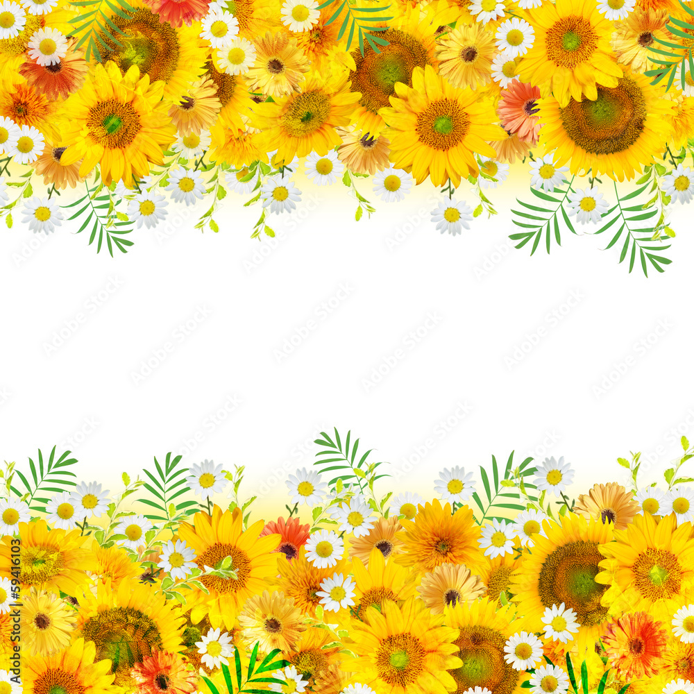 花のコラージュ 花のコラージュ