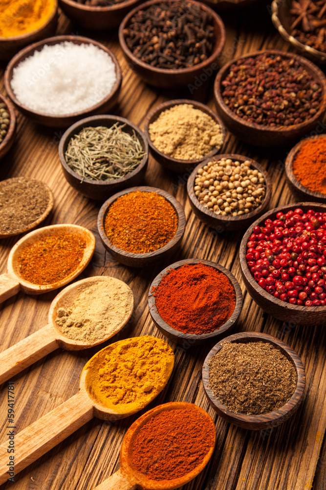 A selection of spices A selection of spices