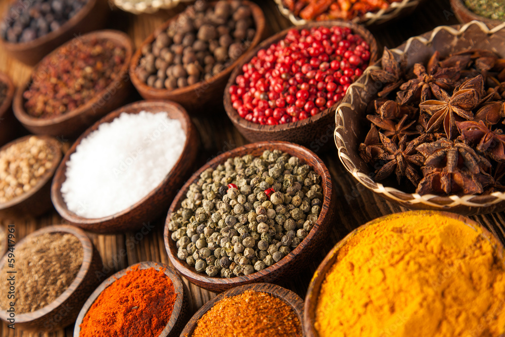 A selection of spices A selection of spices