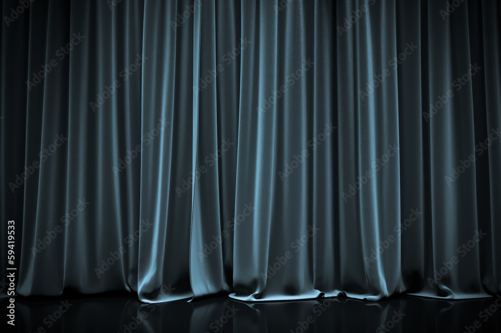 Obraz premium curtain in a theater