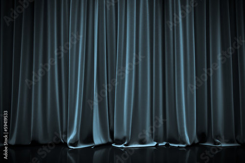 curtain in a theater