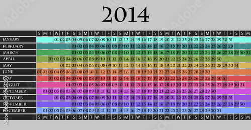2014 calendar