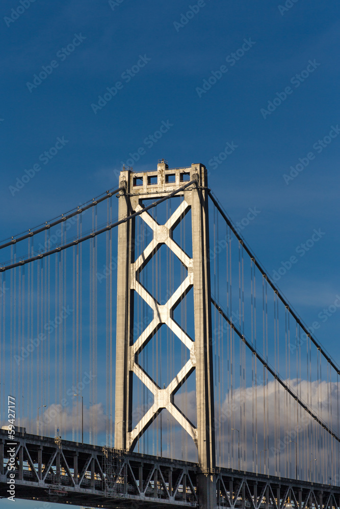 Fototapeta premium San Francisco Bay Bridge at Dusk