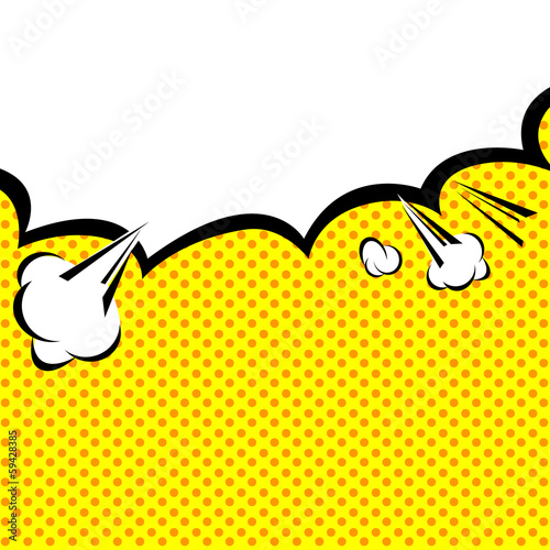 Speech Bubble Pop-Art Style
