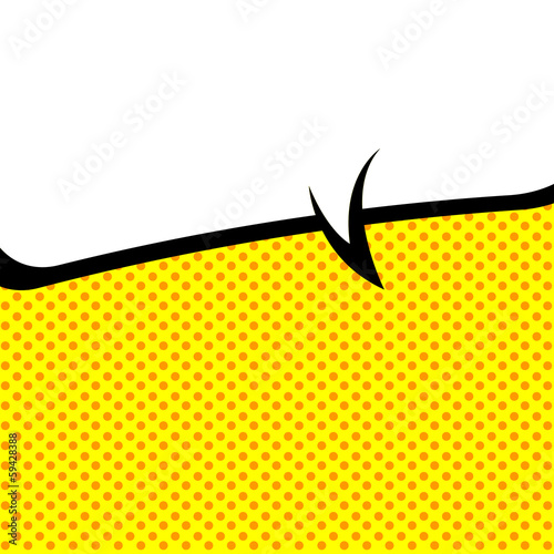 Speech Bubble Pop-Art Style