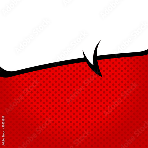 Speech Bubble Pop-Art Style