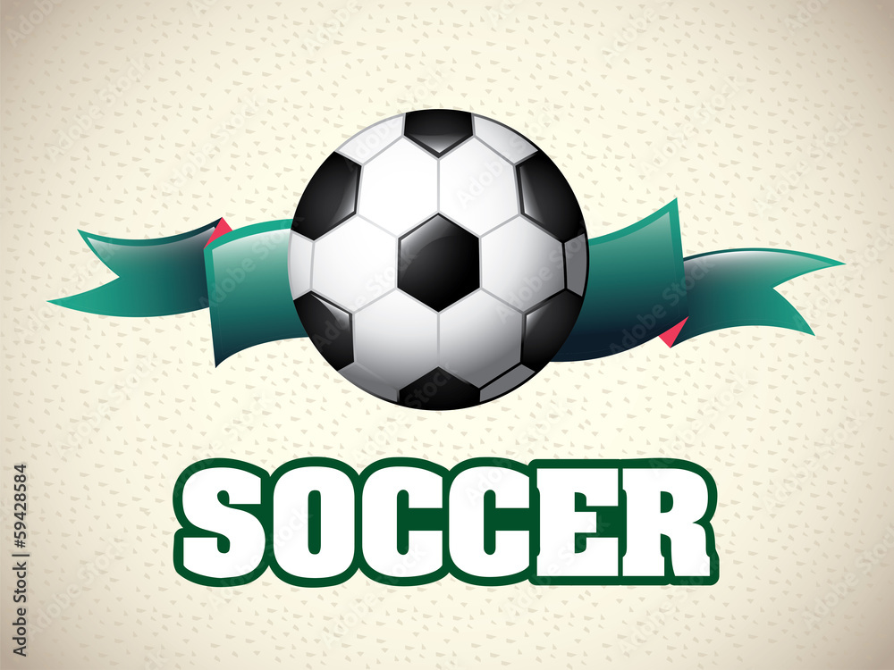 Obraz premium soccer design