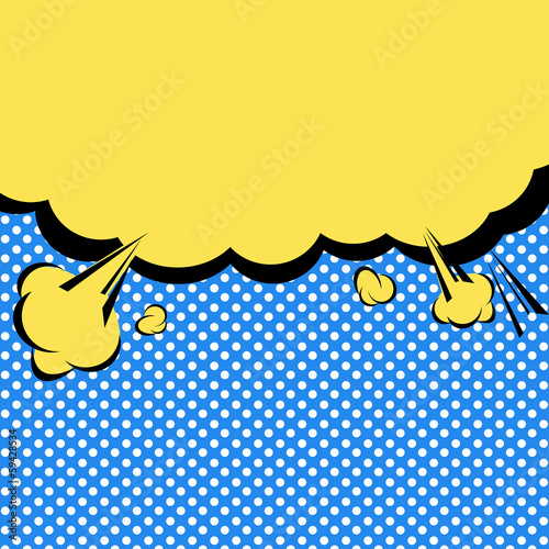 Speech Bubble Pop-Art Style