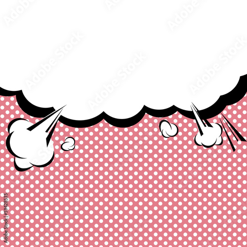 Speech Bubble Pop-Art Style