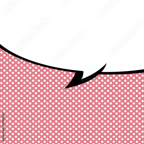 Speech Bubble Pop-Art Style