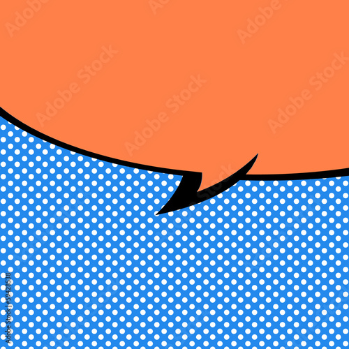 Speech Bubble Pop-Art Style