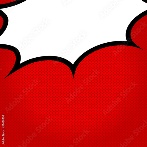 Speech Bubble Pop-Art Style