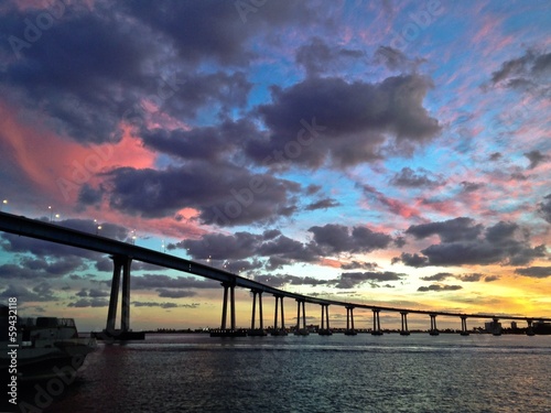 Coronado Bay Bridge San Diego California United States America © samantoniophoto