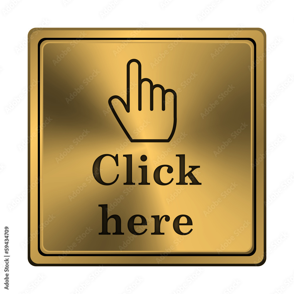 Click here icon Click here icon