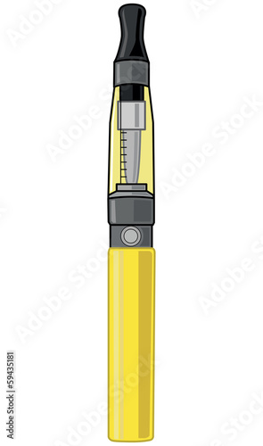 e-cigarette jaune