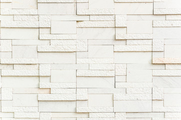 Acrylglasbilder Steinmauer-Texturmuster Schlichte weiße Wand im Minimalstil  © siraphol