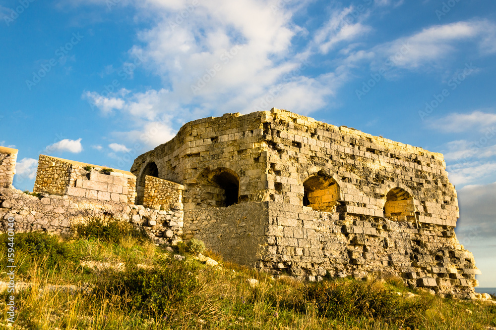 Sardegna, Cagliari, rovine del fortino di Sant'Ignazio